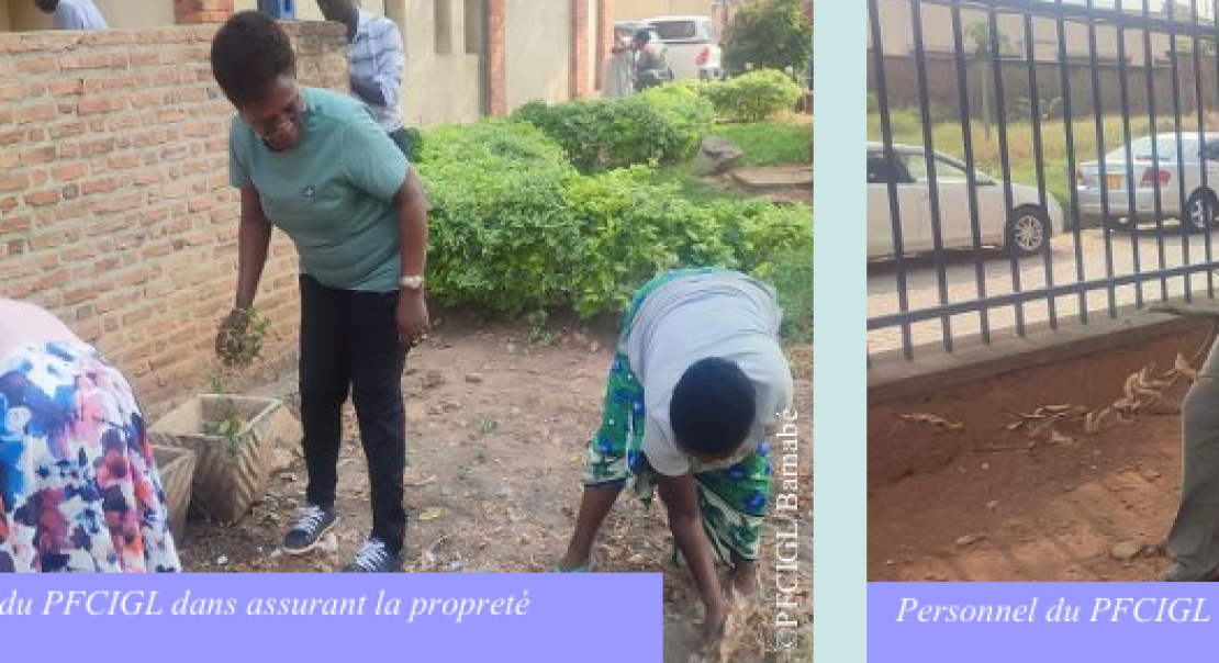Le Personnel du PFCIGL, pour un environnement assaini de travail